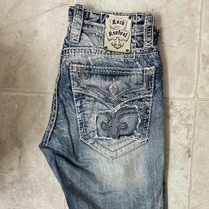 Men’s Rock Revival Bootcut Jeans
